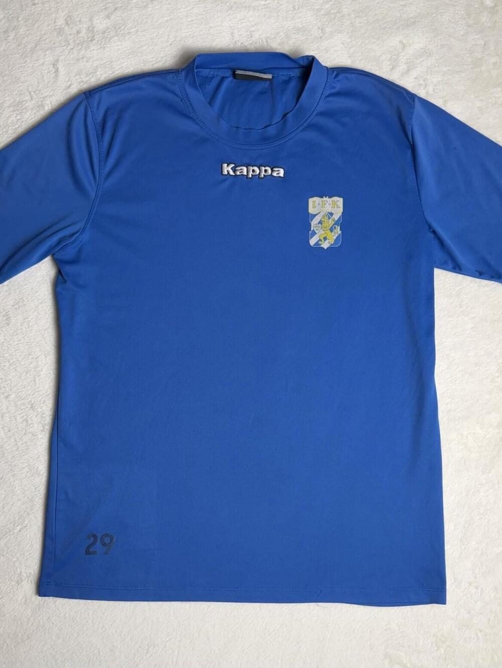 IFK Göteborg Kappa Training Jersey Shirt Blue Men's Sz XL Sweden Soccer Vintage